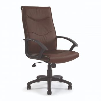 NAUTILUS - Swithland  High Back Black Leather Executive Office Chair