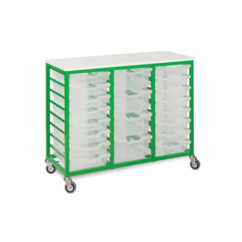 24 Shallow Metal Tray Unit 