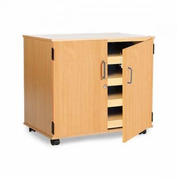 4 Sliding Drawer A1 Paper Storage with Doors 