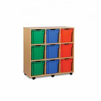 Monarch - 9 Jumbo Tray Classroom Storage Unit 