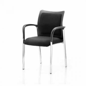 Academy Conference Chair - Black Fabric - Next Day Delivery