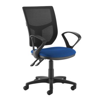 ALTINO - High Back Mesh Task Office Chair with Fixed Arms
