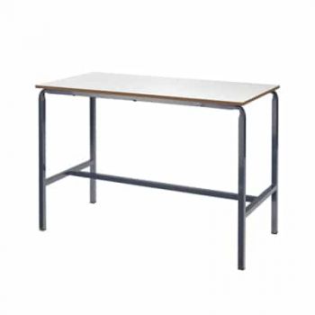 Metalliform - Crush bent Art, Craft and Laboratory Table with a MDF Edge
