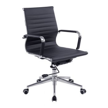 NAUTILUS - Aura Executive Black Leather Office Chair