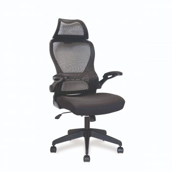 NAUTILUS - Canis High Back Mesh Office Chair With Folding Arms