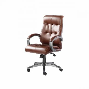 NEXT DAY - Cantania Brown Leather Managers Chair