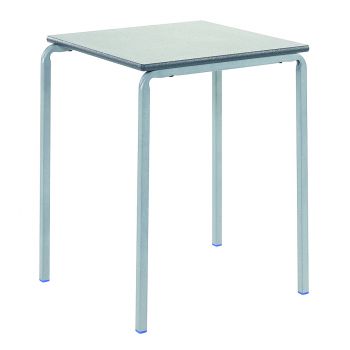 Square Crushbent Classroom Table - Spray PU Edge 