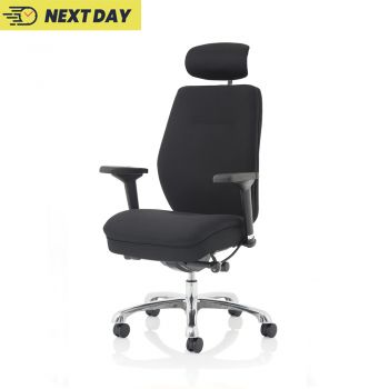 DYNAMIC  - Domino Posture Office Chair With Arms With Headrest