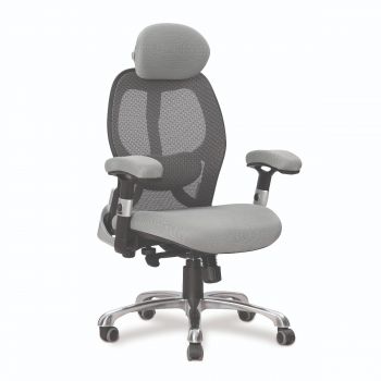 NAUTILUS - Ergo 24hr Posture Mesh Back Executive Grey Office Chair