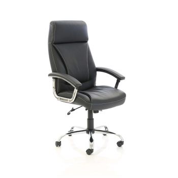 DYNAMIC - Penza Black Leather Office Chair  