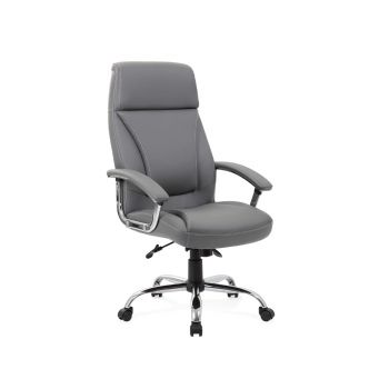 DYNAMIC - Penza Grey Leather Office Chair  