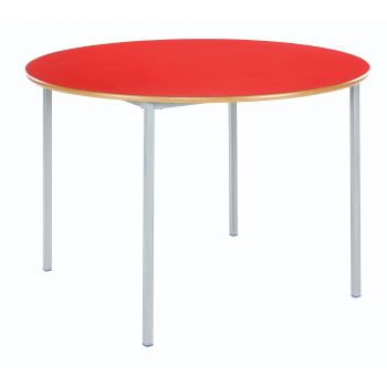 Circular Fully Welded Classroom Table - MDF Edge 