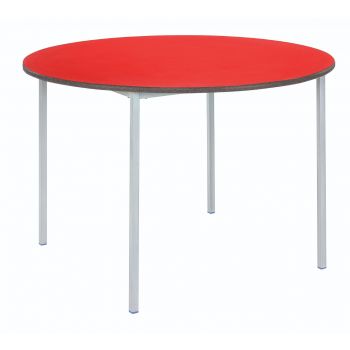 Metalliform -  Circular Fully Welded Classroom Table - Spray PU Edge