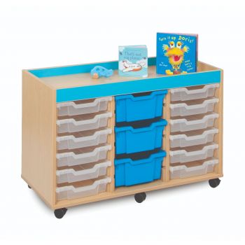 Monarch - Bubblegum 18 Shallow Tray Storage Unit
