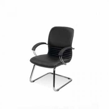 Mirage Visitor Leather Chair with Arms