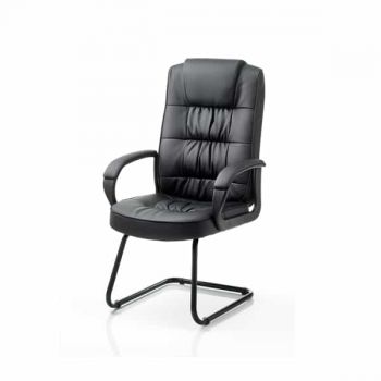 Moore Conference Leather Chair with Arms