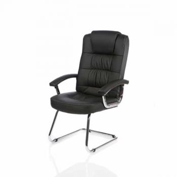 Moore Deluxe Conference Leather Chair with Arms