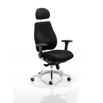 DYNAMIC - Chiro Plus  Fabric Posture Office Chair With Headrest