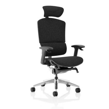NEXT DAY - ERGO CLICK PLUS Fabrimesh- Ergonomic Office Chair with  Headrest