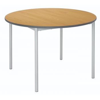 Metalliform - RT32  Circular Fully Welded Classroom Table - Spray PU Edge