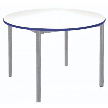 Metalliform - RT45 Circular Fully Welded Classroom Table - Spray PU Edge