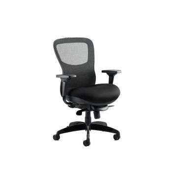 NEXT DAY - Stealth Shadow Ergo Posture Air Mesh Chair With Arms and Headrest