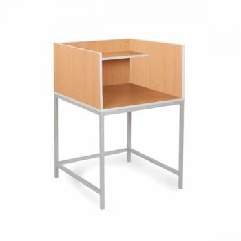 Monarch - Study Carrel with Straight  Legs 