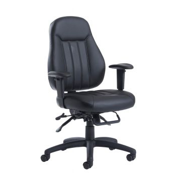 Zeus Medium Back Ergonomic Leather Executive Chair 